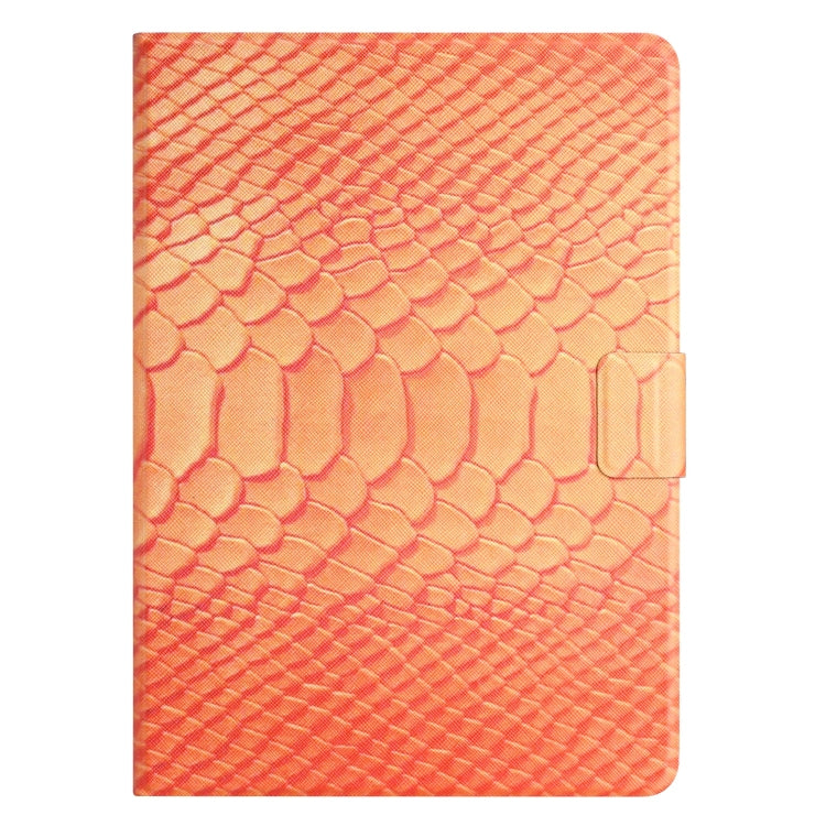 For Lenovo Tab M10 Solid Color Crocodile Texture Leather Smart Tablet Case(Orange) - Lenovo by PMC TechLife | Online Shopping South Africa | PMC TechLife | Buy Now Pay Later Mobicred