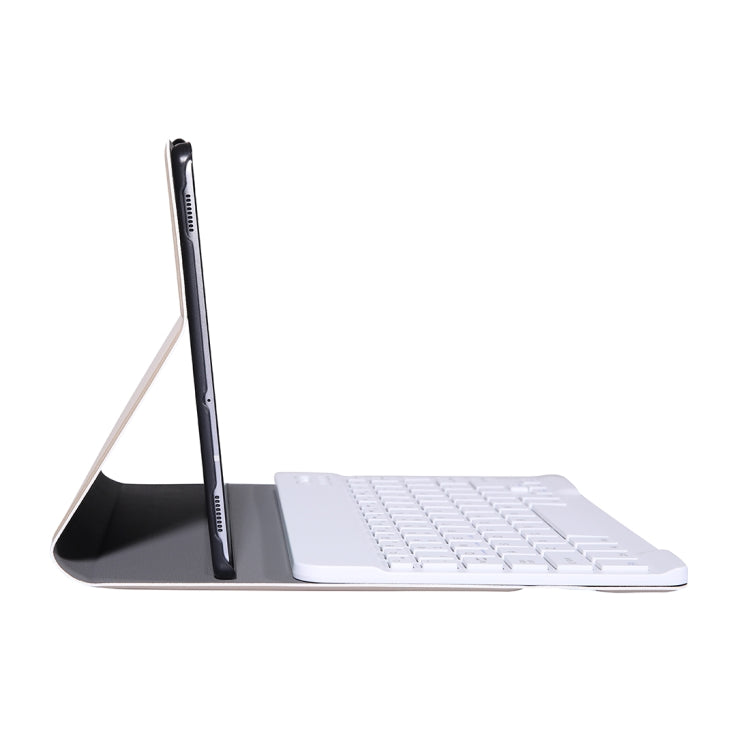 A610 For Galaxy Tab S6 Lite 10.4 P610 / P615 (2020) Bluetooth Keyboard Tablet Case with Stand & Elastic Pen Band(Gold) - Samsung Keyboard by PMC TechLife | Online Shopping South Africa | PMC TechLife
