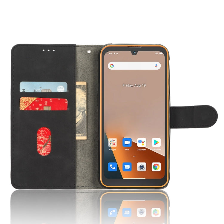 For Blackview BV5200 Skin Feel Magnetic Flip Leather Phone Case(Black) - More Brand by PMC TechLife | Online Shopping South Africa | PMC TechLife