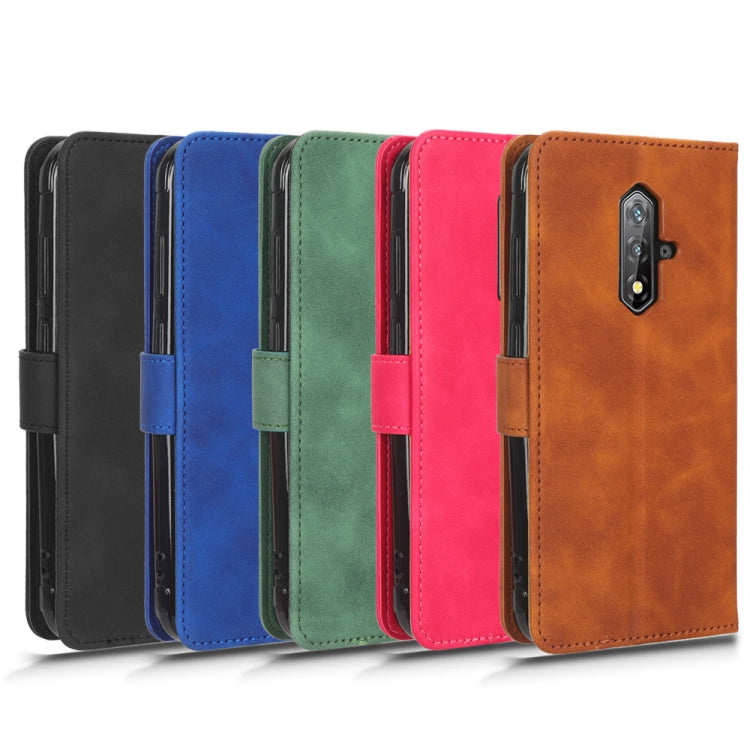 For Blackview BV5200 Skin Feel Magnetic Flip Leather Phone Case(Brown) - More Brand by PMC TechLife | Online Shopping South Africa | PMC TechLife | Buy Now Pay Later Mobicred