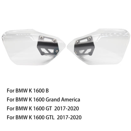 For BMW K 1600 B / K 1600 GT MO-HS005 Motorcycle Windshield Hand Guards Protectors(Transparent) - Ornamental Parts by PMC Jewellery | Online Shopping South Africa | PMC Jewellery | Buy Now Pay Later Mobicred