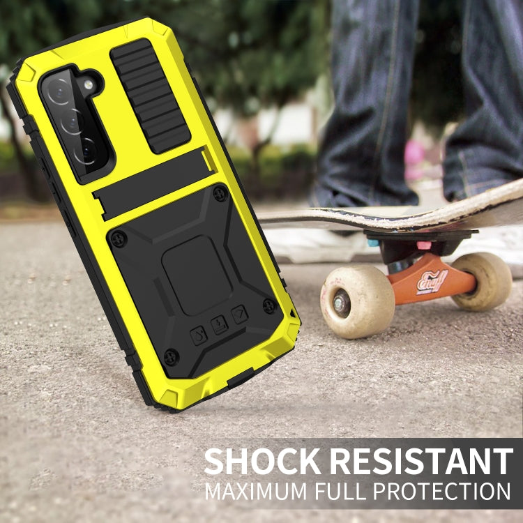 For Samsung Galaxy S23 5G R-JUST Life Waterproof Dustproof Shockproof Phone Case(Yellow) - free shipping - PMC TechLife - Order now!