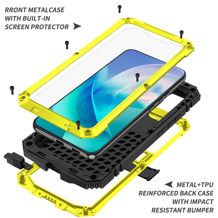 For Samsung Galaxy S23+ 5G R-JUST Life Waterproof Dustproof Shockproof Phone Case(Yellow) - Galaxy S23+ 5G Cases by R-JUST | Online Shopping South Africa | PMC TechLife | Buy Now Pay Later Mobicred