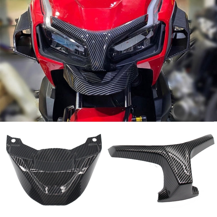For Honda ADV150 2019-2020 Motorcycle Modification Front Side Winglet Extension(Carbon Fiber) - Ornamental Parts by PMC TechLife | Online Shopping South Africa | PMC TechLife | Buy Now Pay Later Mobicred