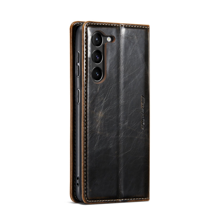 For Samsung Galaxy S23 5G CaseMe 003 Crazy Horse Texture Leather Phone Case(Coffee) - Galaxy S23 5G Cases by CaseMe | Online Shopping South Africa | PMC Jewellery | Buy Now Pay Later Mobicred