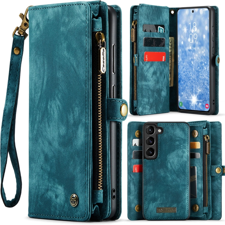 For Samsung Galaxy S23 5G CaseMe 008 Detachable Multifunctional Leather Phone Case(Blue) - free shipping - PMC Jewellery - Order now!