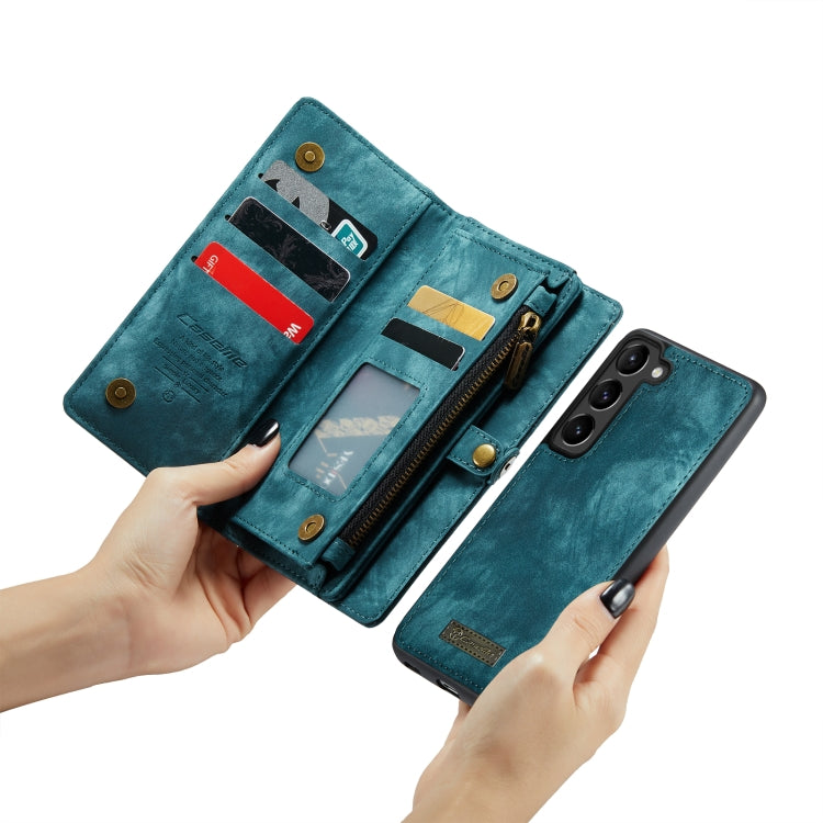 For Samsung Galaxy S23 5G CaseMe 008 Detachable Multifunctional Leather Phone Case(Blue) - free shipping - PMC Jewellery - Order now!