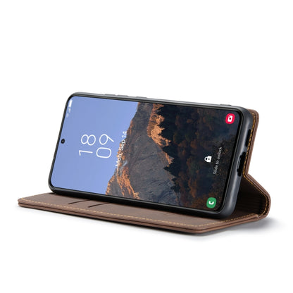 For Samsung Galaxy S23+ 5G CaseMe 013 Multifunctional Horizontal Flip Leather Phone Case(Coffee) - Galaxy S23+ 5G Cases by CaseMe | Online Shopping South Africa | PMC Jewellery | Buy Now Pay Later Mobicred