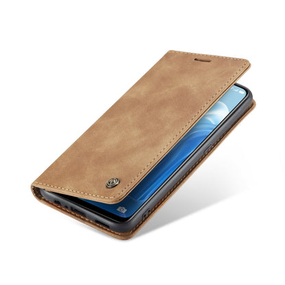 For OPPO Reno7 4G Indonesia/F21 Pro 4G/Reno8 4G CaseMe 013 Multifunctional Horizontal Flip Leather Phone Case(Brown) - OPPO Cases by CaseMe | Online Shopping South Africa | PMC Jewellery | Buy Now Pay Later Mobicred