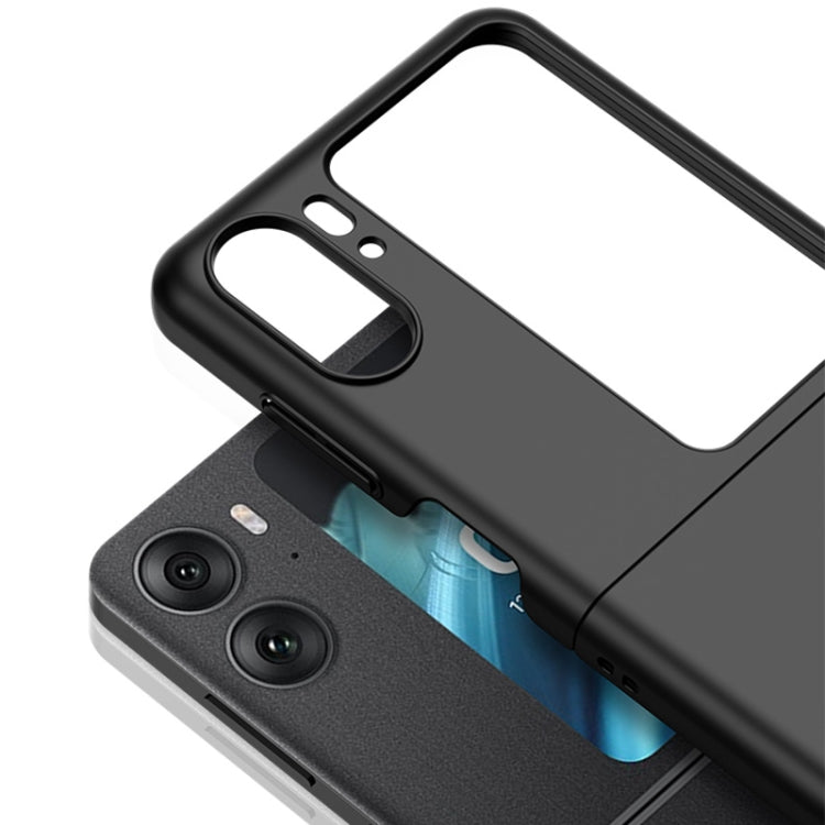 For OPPO Find N2 Flip Skin Feel PC Phone Case(Yellow) - Find N2 Flip Cases by PMC TechLife | Online Shopping South Africa | PMC TechLife | Buy Now Pay Later Mobicred
