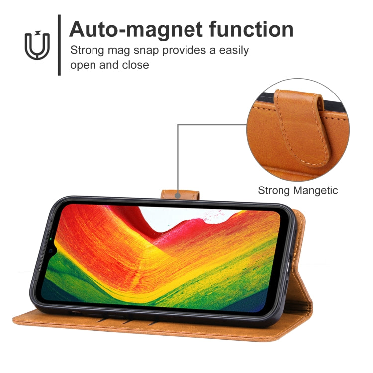 For Ulefone Power Armor 19 Leather Phone Case(Brown) - Ulefone Cases by PMC Jewellery | Online Shopping South Africa | PMC Jewellery | Buy Now Pay Later Mobicred