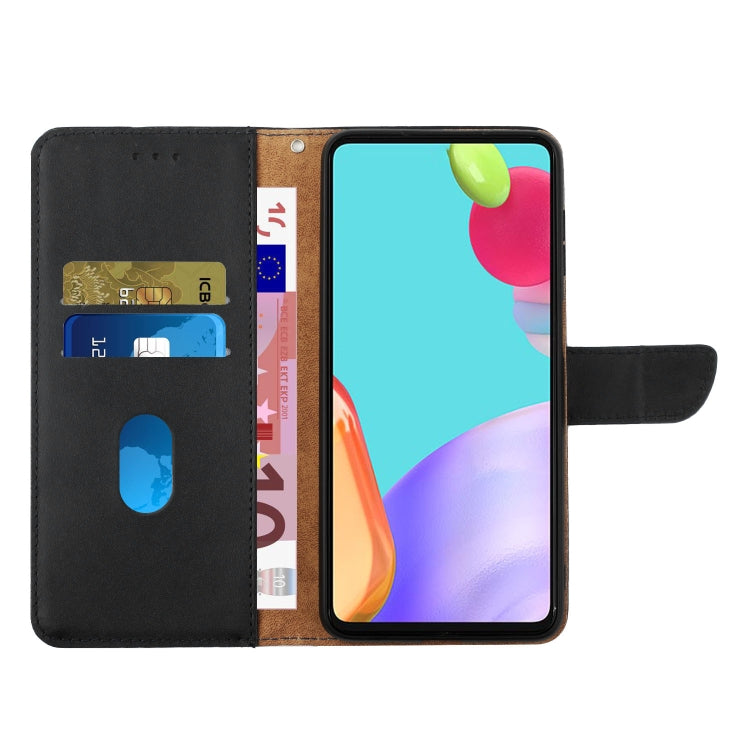 For Nokia X30 HT02 Genuine Leather Fingerprint-proof Flip Phone Case(Black) - Nokia Cases by PMC TechLife | Online Shopping South Africa | PMC TechLife | Buy Now Pay Later Mobicred