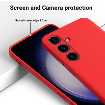 For Samsung Galaxy S24 5G Color Liquid Silicone Phone Case(Red) - Galaxy S24 5G Cases by PMC Jewellery | Online Shopping South Africa | PMC Jewellery