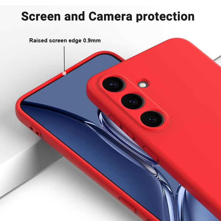 For Samsung Galaxy S25+ 5G Color Liquid Silicone Phone Case(Red) - Galaxy S25+ 5G Cases by PMC Jewellery | Online Shopping South Africa | PMC Jewellery | Buy Now Pay Later Mobicred