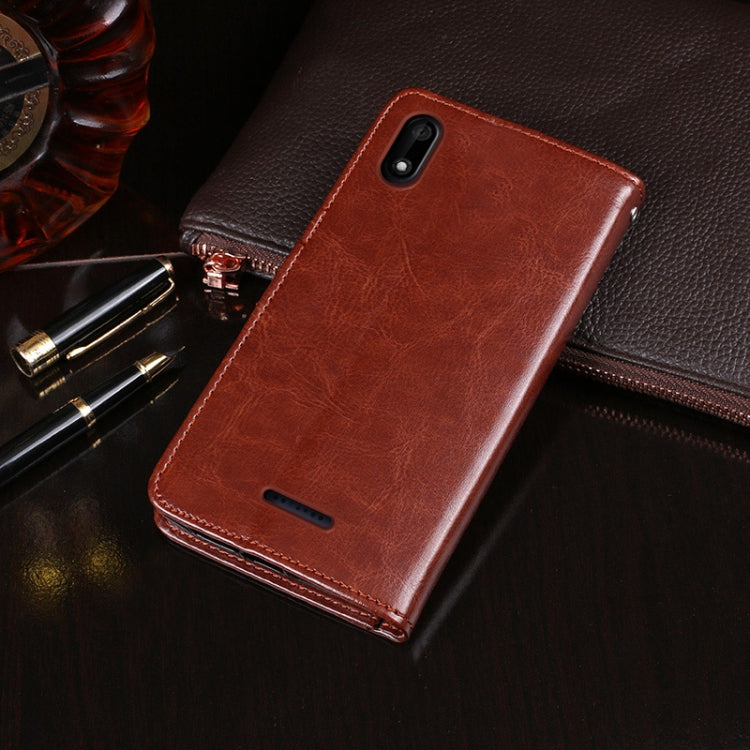 For Wiko Y60 idewei Crazy Horse Texture Horizontal Flip Leather Case with Holder & Card Slots & Wallet(Red) - More Brand by idewei | Online Shopping South Africa | PMC Jewellery | Buy Now Pay Later Mobicred