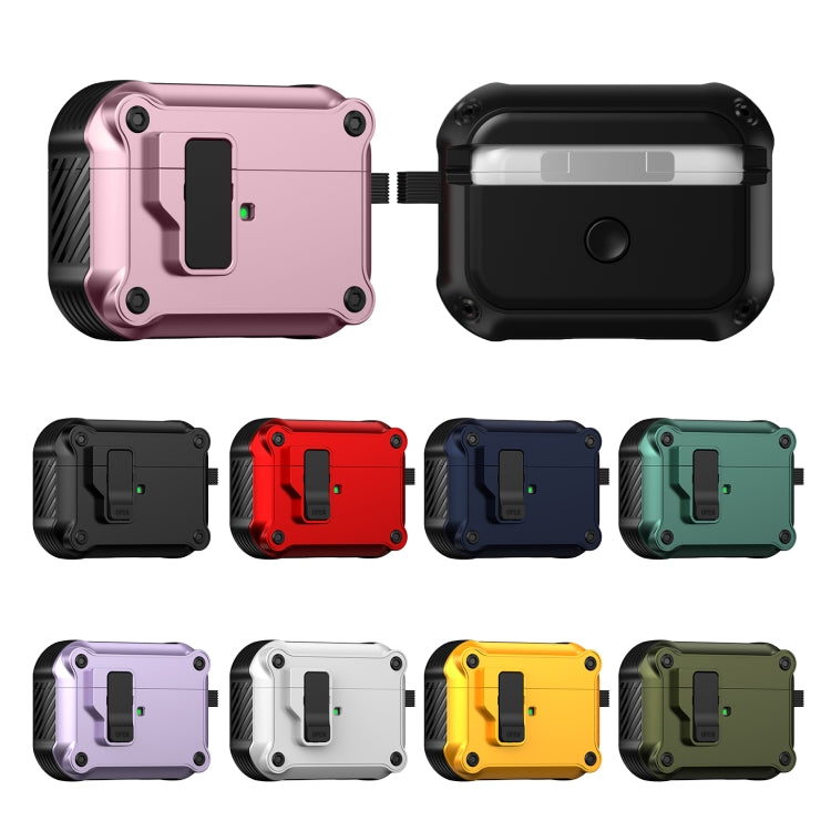 For AirPods Pro 2 Eagle Shockproof Earphone Protective Case with Switch(Royal Blue) - For AirPods Pro 2 by PMC Jewellery | Online Shopping South Africa | PMC Jewellery | Buy Now Pay Later Mobicred