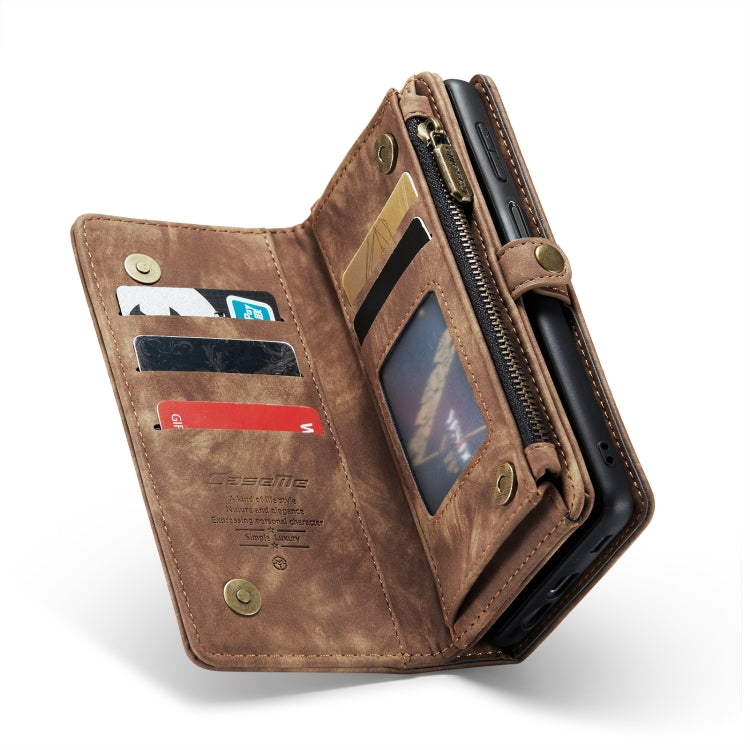 For Samsung Galaxy A14 5G CaseMe 008 Detachable Multifunctional Leather Phone Case(Brown) - free shipping - PMC Jewellery - Order now!