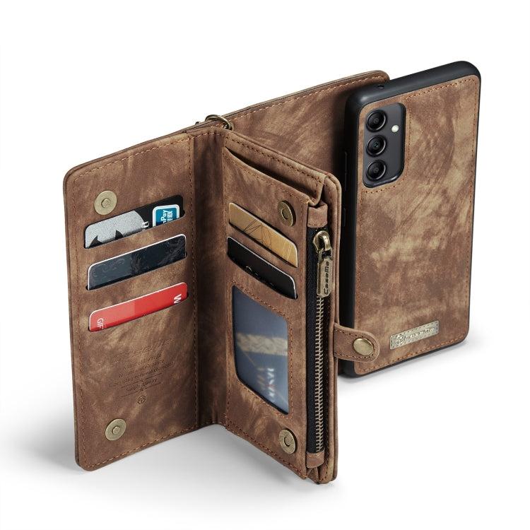 For Samsung Galaxy A14 5G CaseMe 008 Detachable Multifunctional Leather Phone Case(Brown) - free shipping - PMC Jewellery - Order now!