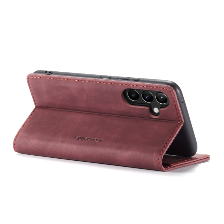 For Samsung Galaxy A54 CaseMe 013 Multifunctional Horizontal Flip Leather Phone Case(Wine Red) - free shipping - PMC TechLife - Order now!