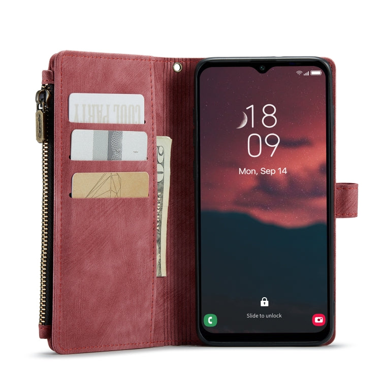 For Samsung Galaxy A14 5G CaseMe C30 Multifunctional Phone Leather Phone Case(Red) - Galaxy Phone Cases by CaseMe | Online Shopping South Africa | PMC Jewellery | Buy Now Pay Later Mobicred