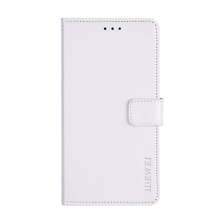 For Blackview A60 idewei Crazy Horse Texture Horizontal Flip Leather Case with Holder & Card Slots & Wallet(White) - More Brand by idewei | Online Shopping South Africa | PMC TechLife | Buy Now Pay Later Mobicred