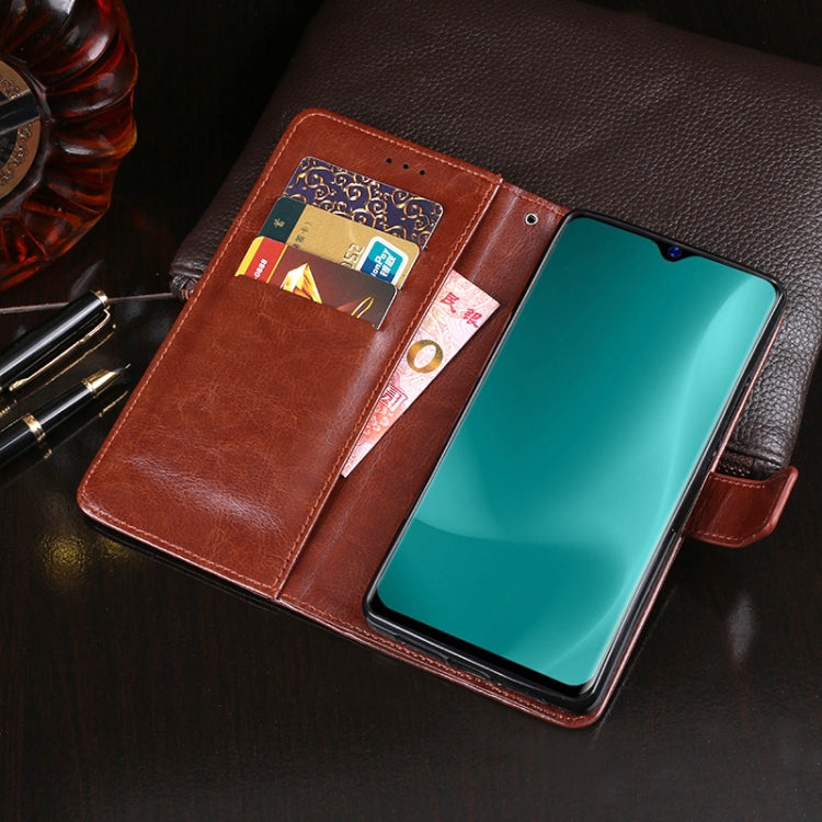 For Blackview A60 idewei Crazy Horse Texture Horizontal Flip Leather Case with Holder & Card Slots & Wallet(White) - More Brand by idewei | Online Shopping South Africa | PMC TechLife | Buy Now Pay Later Mobicred