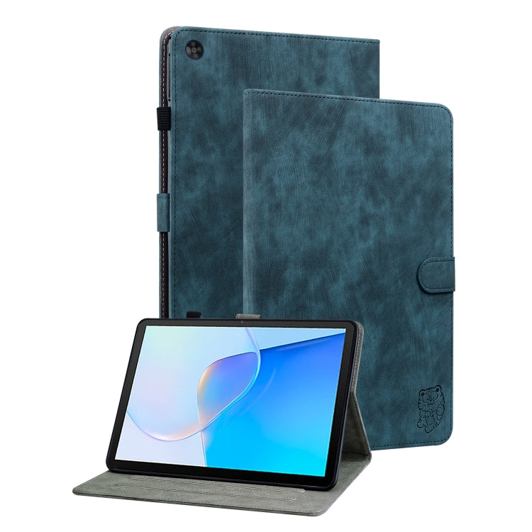 For Huawei MatePad SE Tiger Pattern Flip Leather Tablet Case(Dark Blue) - Huawei by PMC TechLife | Online Shopping South Africa | PMC TechLife | Buy Now Pay Later Mobicred