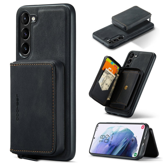 For Samsung Galaxy S24+ 5G JEEHOOD Magnetic Zipper Horizontal Flip Leather Phone Case(Black) - Galaxy S24+ 5G Cases by JEEHOOD | Online Shopping South Africa | PMC Jewellery | Buy Now Pay Later Mobicred