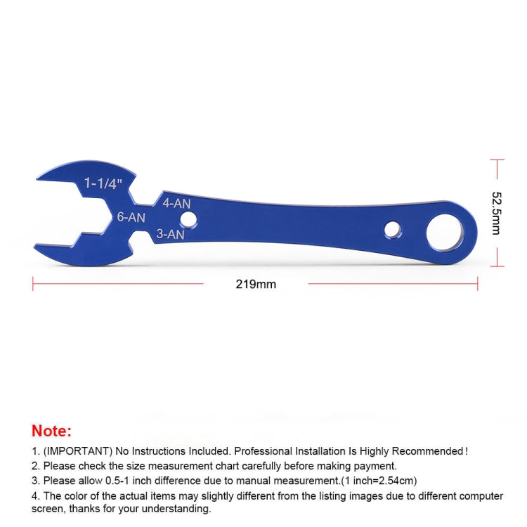 AN3 AN4 AN6 1-1/4 inch Car Modification Oil Cooling Joint Wrench - Sheet Metal Tools by PMC TechLife | Online Shopping South Africa | PMC TechLife | Buy Now Pay Later Mobicred