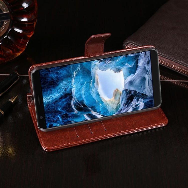 For Ulefone S1 idewei  Crazy Horse Texture Horizontal Flip Leather Case with Holder & Card Slots & Wallet(Brown) - Ulefone Cases by idewei | Online Shopping South Africa | PMC Jewellery | Buy Now Pay Later Mobicred