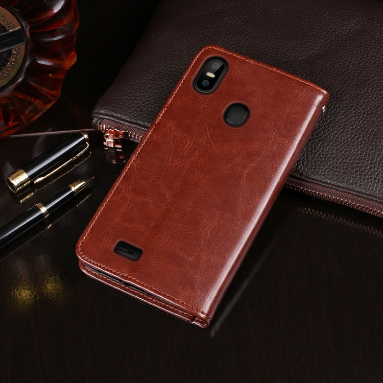 For Ulefone S10 Pro idewei  Crazy Horse Texture Horizontal Flip Leather Case with Holder & Card Slots & Wallet(Rose Red) - Ulefone Cases by idewei | Online Shopping South Africa | PMC Jewellery | Buy Now Pay Later Mobicred