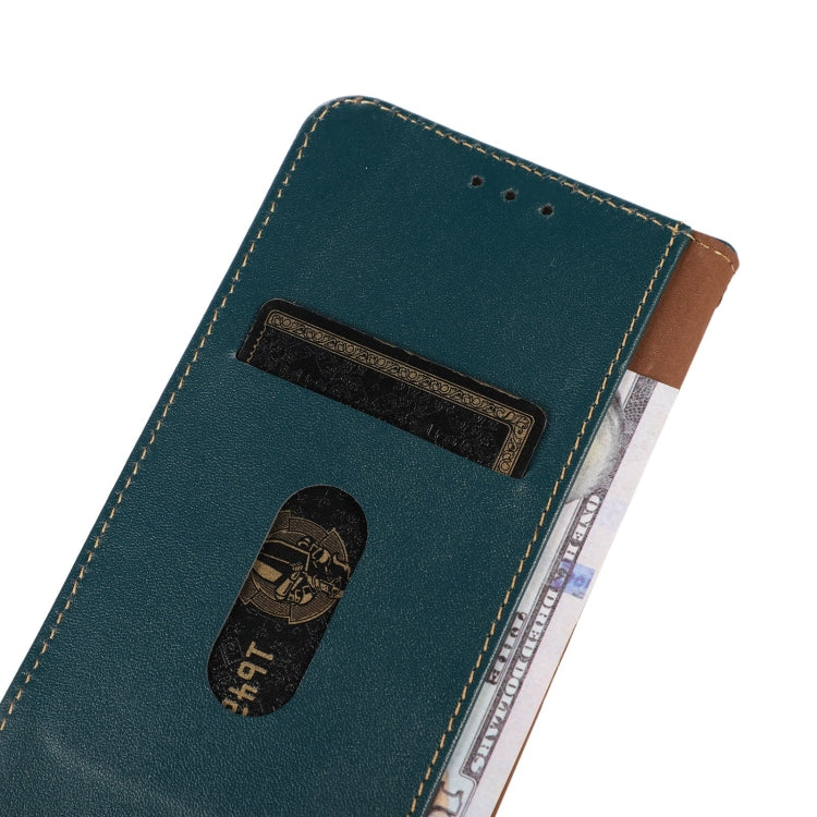 For OnePlus 11 5G KHAZNEH Nappa Top Layer Cowhide Leather Phone Case(Green) - OnePlus Cases by PMC TechLife | Online Shopping South Africa | PMC TechLife | Buy Now Pay Later Mobicred