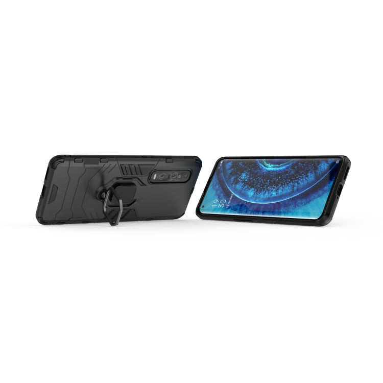 For OPPO Find X2 Pro PC + TPU Shockproof Protective Case with Magnetic Ring Holder(Black) - OPPO Cases by PMC TechLife | Online Shopping South Africa | PMC TechLife | Buy Now Pay Later Mobicred