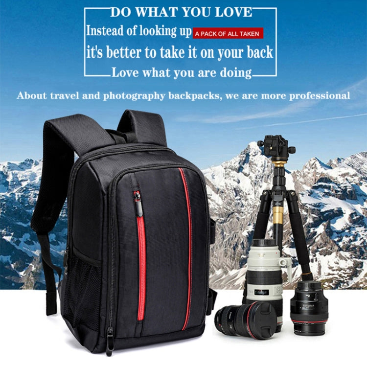 Outdoor Camera Backpack Waterproof Photography Camera Shoulders Bag, Size:45x32x18cm(Red) - Backpack by PMC TechLife | Online Shopping South Africa | PMC TechLife | Buy Now Pay Later Mobicred
