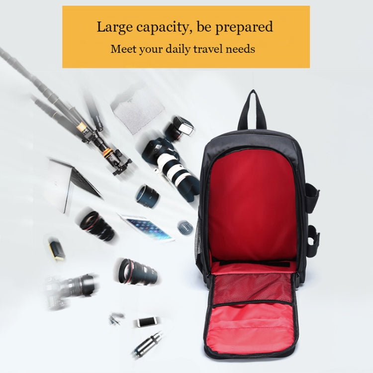 Outdoor Camera Backpack Waterproof Photography Camera Shoulders Bag, Size:33.5x25.5x15.5cm(Red) - Backpack by PMC TechLife | Online Shopping South Africa | PMC TechLife | Buy Now Pay Later Mobicred