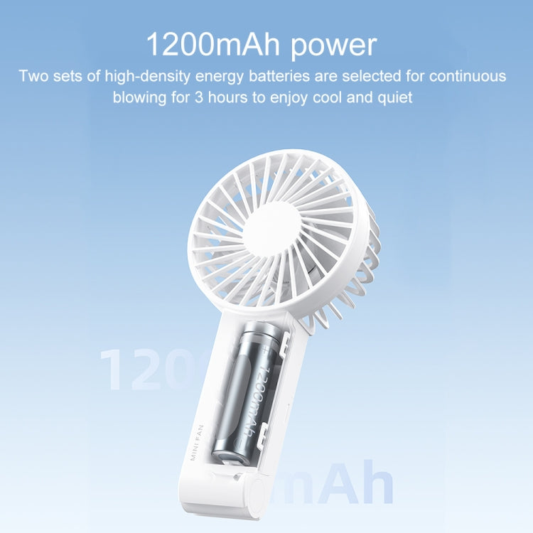 WT-F58 Hanging Neck Handheld Electric Fan(Cream Color) - Electric Fans by PMC TechLife | Online Shopping South Africa | PMC TechLife | Buy Now Pay Later Mobicred
