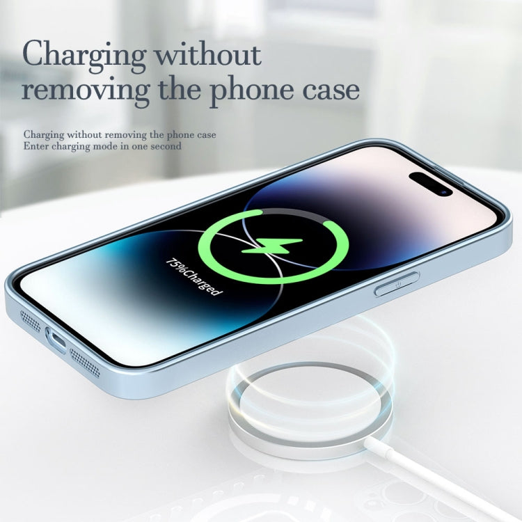 For iPhone 14 R-JUST Square Round Mirror PC+TPU Phone Case(Green) - free shipping - PMC TechLife - Order now!