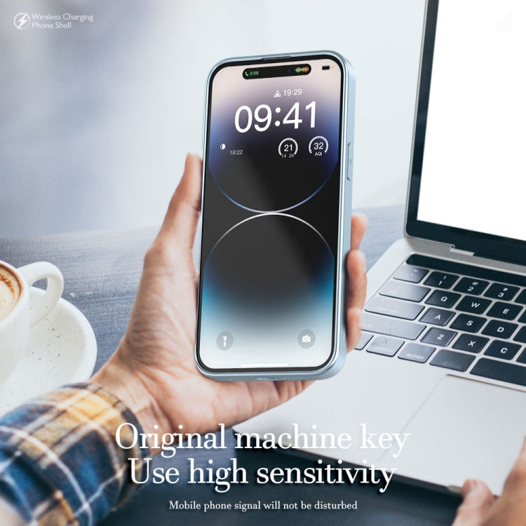 For iPhone 14 Pro Max R-JUST Square Round Mirror PC+TPU Phone Case(Black) - iPhone 14 Pro Max Cases by R-JUST | Online Shopping South Africa | PMC TechLife | Buy Now Pay Later Mobicred