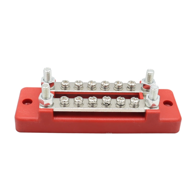 CP-3109-01 150A 12-48V RV Yacht Double-row 6-way Busbar(Red) - Booster Cable & Clip by PMC TechLife | Online Shopping South Africa | PMC TechLife | Buy Now Pay Later Mobicred