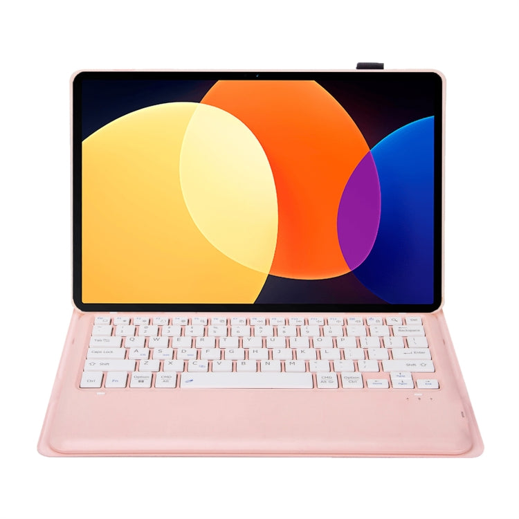 For Honor Pad V8 Pro AHV8 Ultrathin Detachable Bluetooth Keyboard Leather Tablet Case(Pink) - Others Keyboard by PMC TechLife | Online Shopping South Africa | PMC TechLife