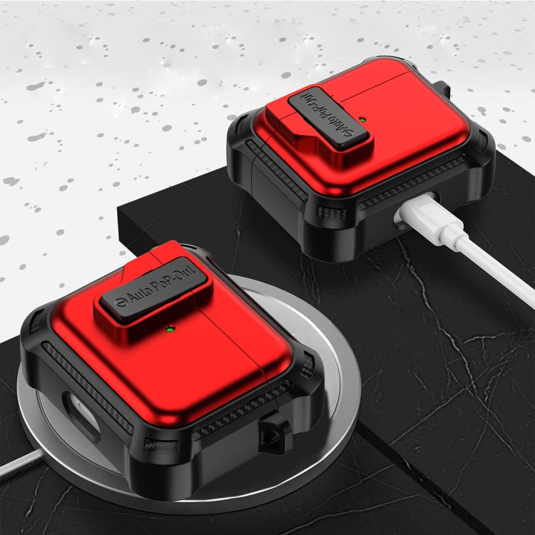 For AirPods 3 Signal Flag Wireless Earphones Case with Security Lock(Yellow) - For AirPods 3 by PMC Jewellery | Online Shopping South Africa | PMC Jewellery | Buy Now Pay Later Mobicred