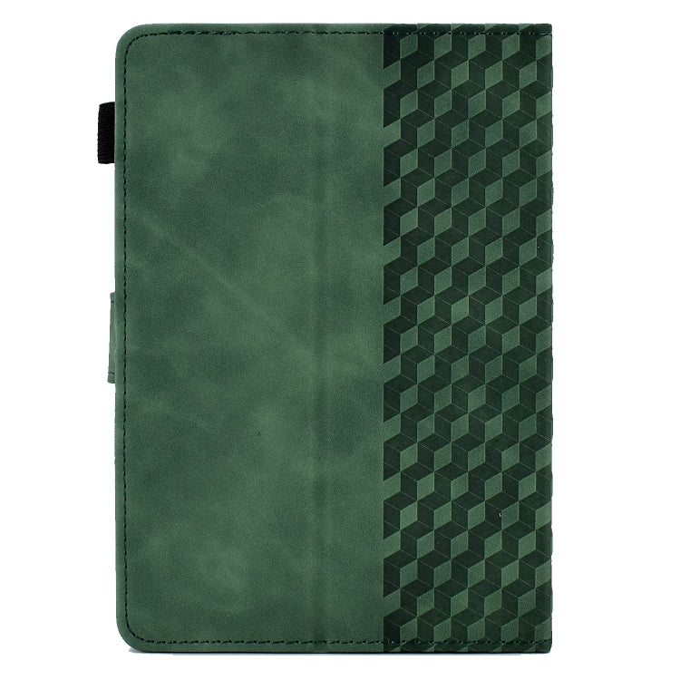 For 7.0 inch Universal Tablet Rhombus Embossed Leather Case(Green) - 7 inch by PMC TechLife | Online Shopping South Africa | PMC TechLife | Buy Now Pay Later Mobicred