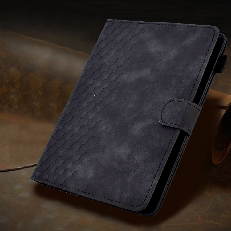 For 7.0 inch Universal Tablet Rhombus Embossed Leather Case(Black) - 7 inch by PMC TechLife | Online Shopping South Africa | PMC TechLife | Buy Now Pay Later Mobicred