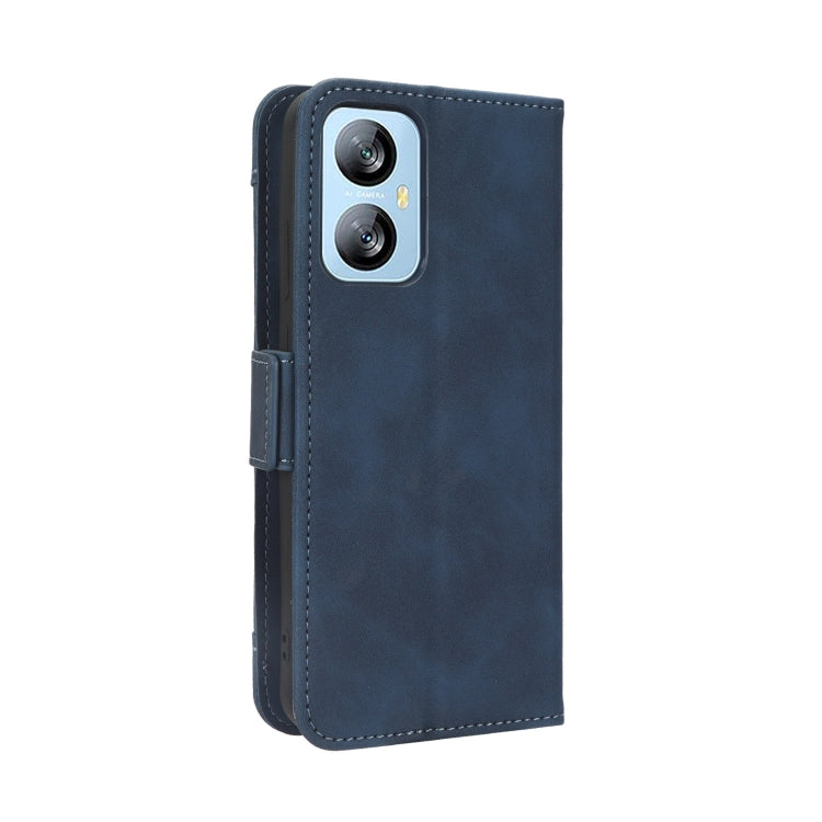 For Blackview A52 Skin Feel Calf Texture Card Slots Leather Phone Case(Blue) - More Brand by PMC TechLife | Online Shopping South Africa | PMC TechLife | Buy Now Pay Later Mobicred