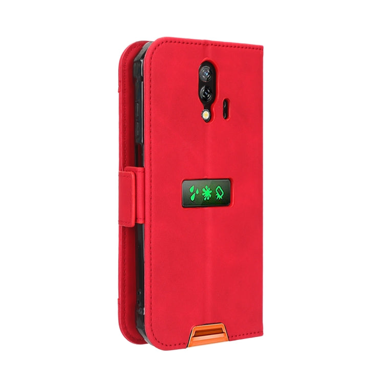 For Blackview BV7200 Skin Feel Calf Texture Card Slots Leather Phone Case(Red) - More Brand by PMC TechLife | Online Shopping South Africa | PMC TechLife | Buy Now Pay Later Mobicred