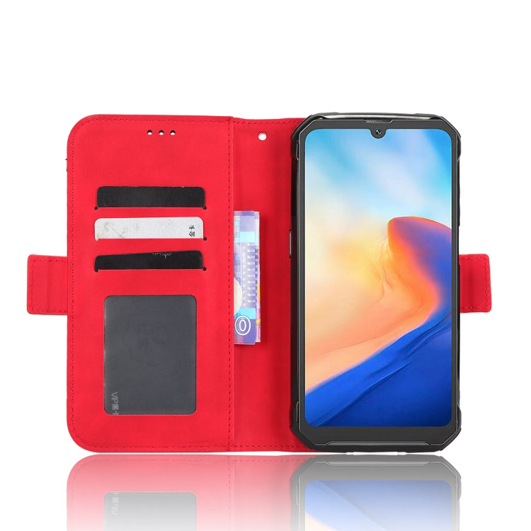For Blackview BV7200 Skin Feel Calf Texture Card Slots Leather Phone Case(Red) - More Brand by PMC TechLife | Online Shopping South Africa | PMC TechLife | Buy Now Pay Later Mobicred
