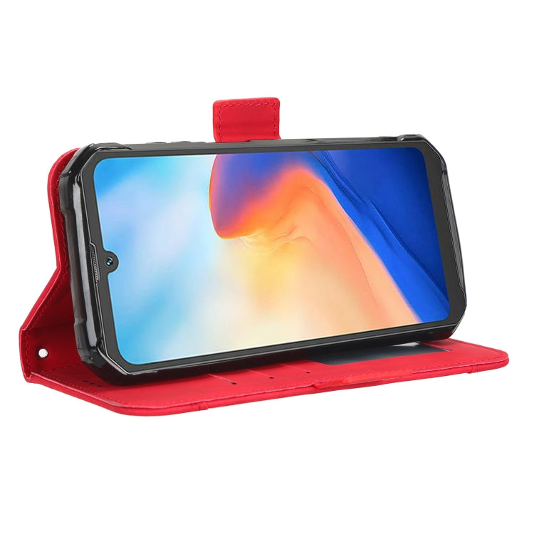 For Blackview BV7200 Skin Feel Calf Texture Card Slots Leather Phone Case(Red) - More Brand by PMC TechLife | Online Shopping South Africa | PMC TechLife | Buy Now Pay Later Mobicred