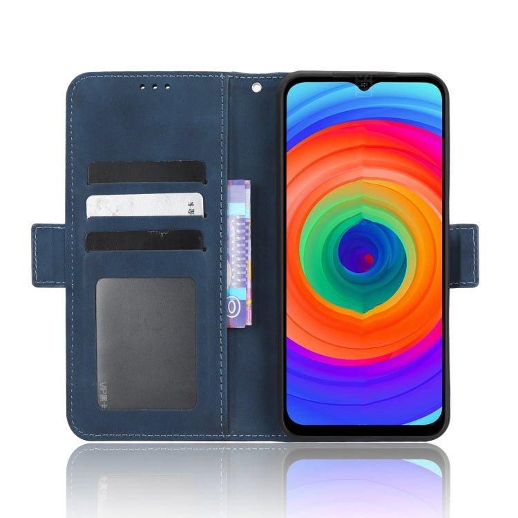 For Ulefone Note 14 Skin Feel Calf Texture Card Slots Leather Phone Case(Blue) - Ulefone Cases by PMC Jewellery | Online Shopping South Africa | PMC Jewellery | Buy Now Pay Later Mobicred