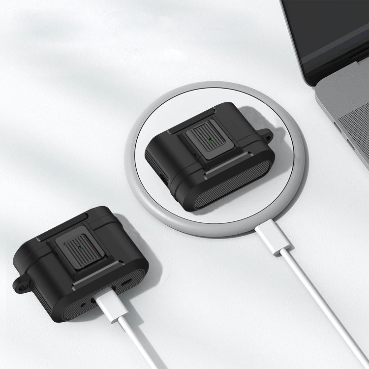 For AirPods Pro 2 Earphone TPU + PC Protective Case(Green) - For AirPods Pro 2 by PMC Jewellery | Online Shopping South Africa | PMC Jewellery | Buy Now Pay Later Mobicred