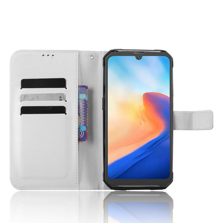 For Blackview BV7200 Diamond Texture Leather Phone Case(White) - More Brand by PMC TechLife | Online Shopping South Africa | PMC TechLife